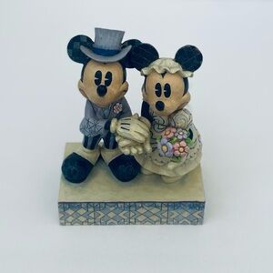 Jim Shore Disney Showcase Collection Mickey & Minnie “Congratulations” Wedding